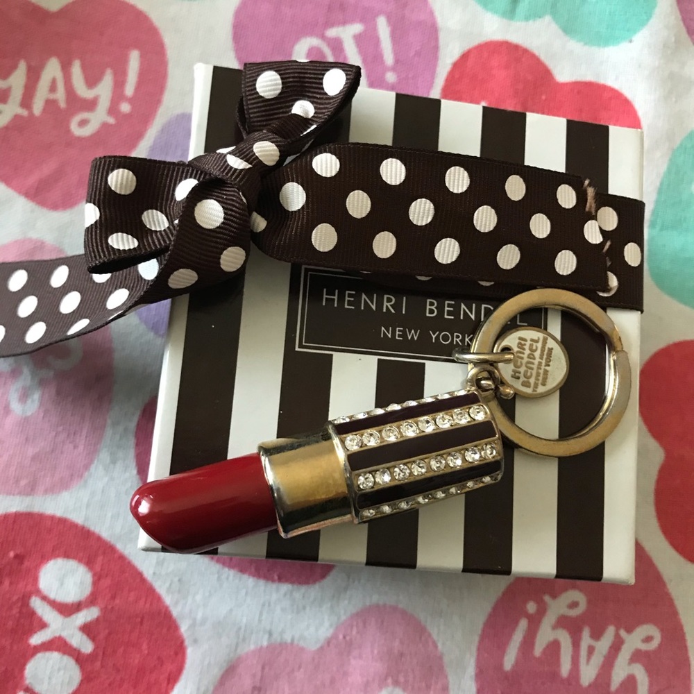 Henri BENDEL lipstick keychain